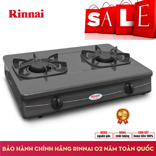 [Voucher 7% Max 800K] Bếp gas đôi Rinnai RV-360 GMN (Đen)[hôm nay]
