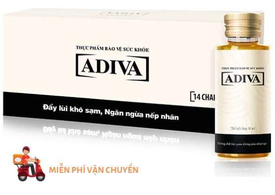 Dưỡng chất chống lão hóa ADIVA Collagen hộp 14 chai x30ml