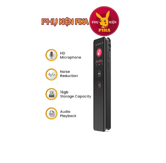 Máy Ghi Âm MP3 Kỹ Thuật Số Chuyên Dụng Cho Họp / Phỏng Vấn Remax RP3 Máy ghi âm mini 16GB Siêu Nhỏ Máy Ghi Âm Mini Ngụy Trang Kín Đáo Ghi Âm Tốt Rõ Ràng Chuyên Nghiệp Dung Lượng Lớn Tiện Lợi Dễ Sử Dụng .BH 12 Tháng.