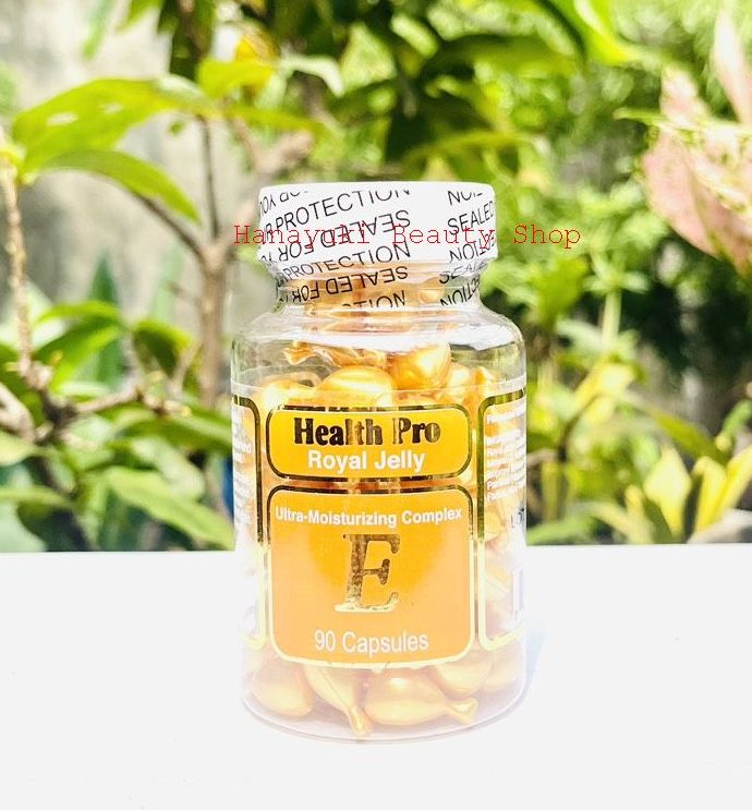 Sữa ong chúa vitamin E Health Pro Royal Jelly dưỡng da dạng viên thoa mặt