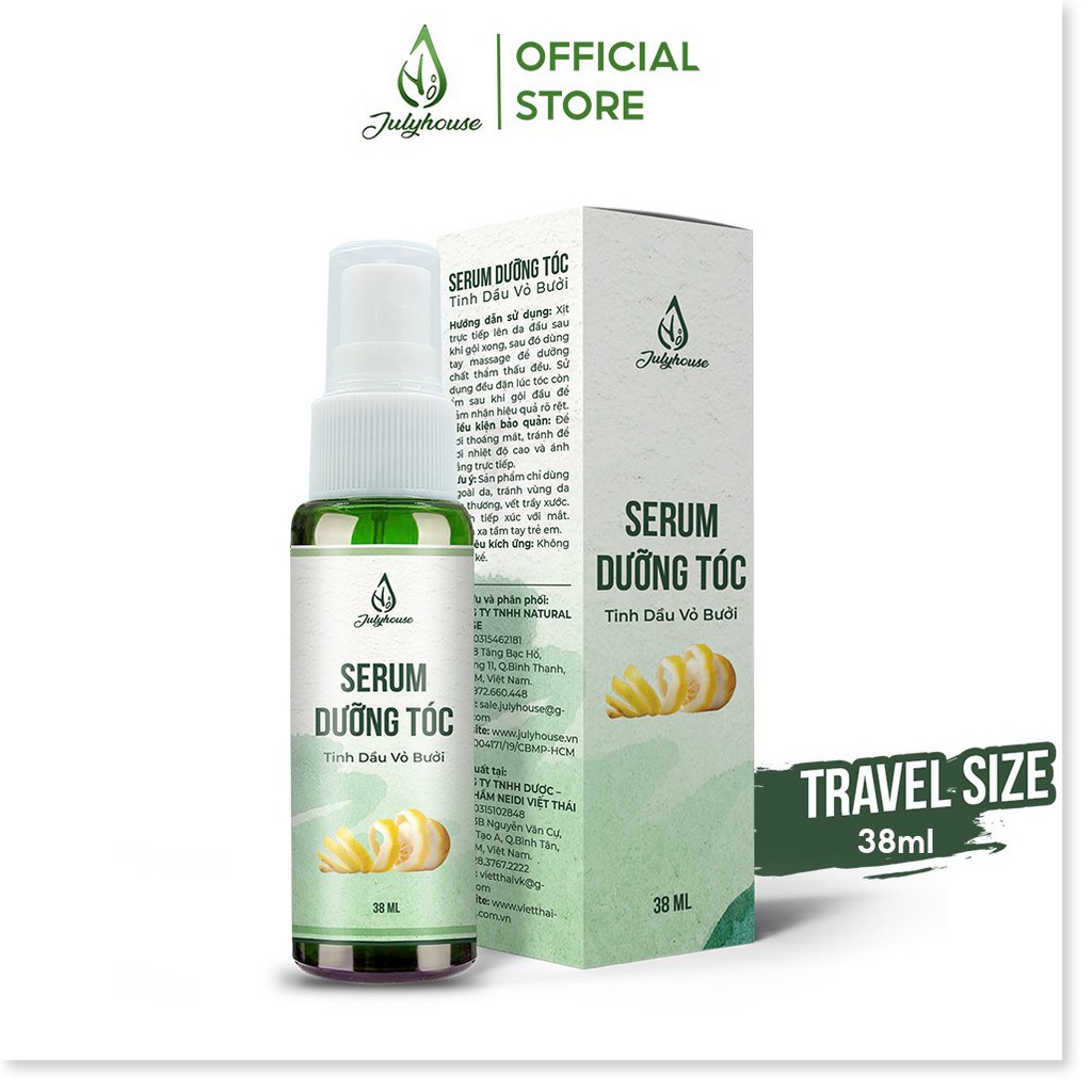Serum dưỡng tóc tinh dầu bưởi 38ml julyhouse