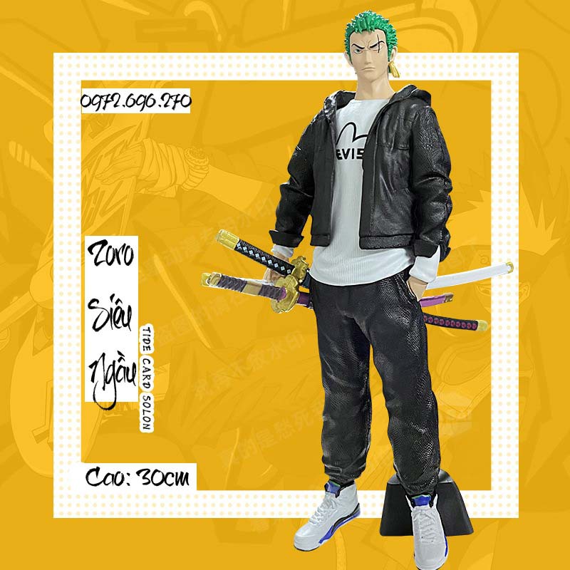 Mô hình Zoro One Piece thời trang siêu ngầu - Figure One Piece