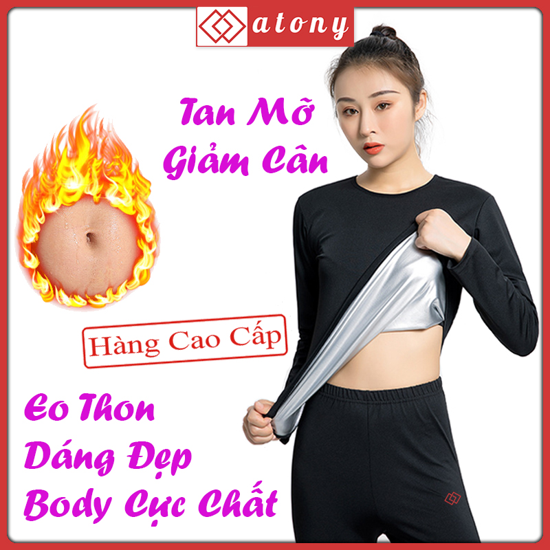 Áo Tập Gym Dài Tay Sinh Nhiệt, Giảm Cân, Đốt Mỡ Bụng, Hỗ Trợ Tập Gym, Boxing, Yoga, Aerobic, Zumba, Chạy Bộ