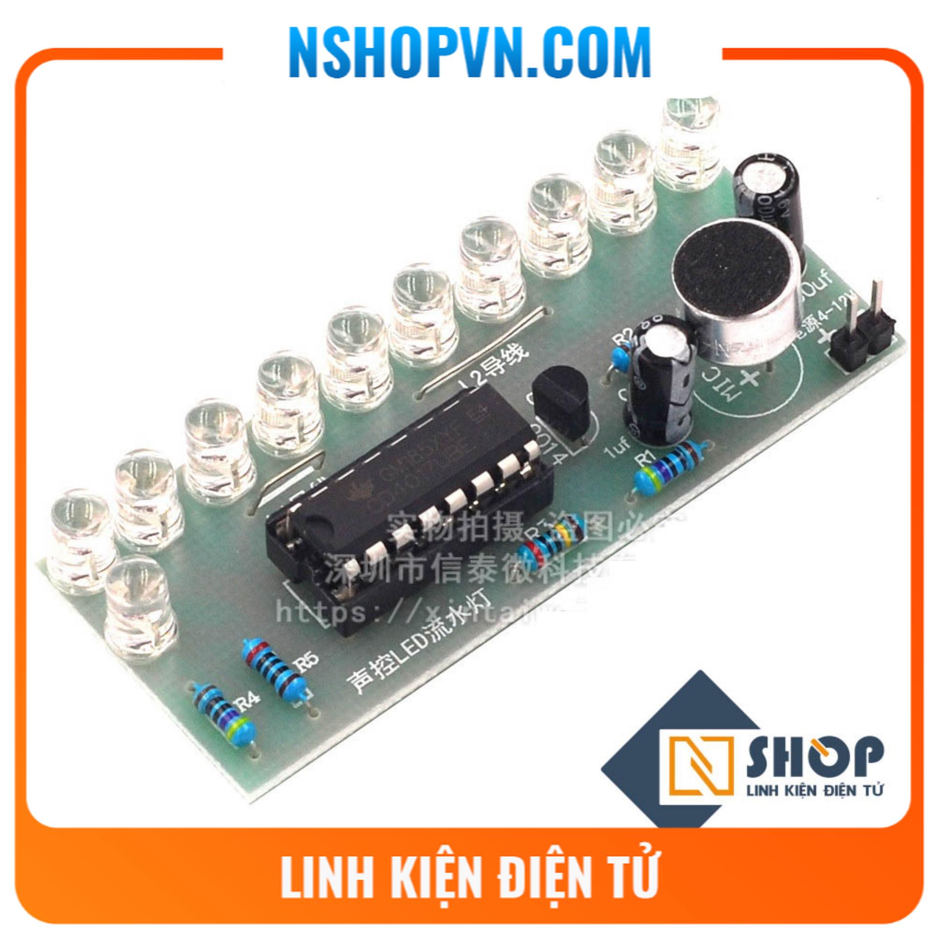 Mạch nháy theo nhạc cd4017