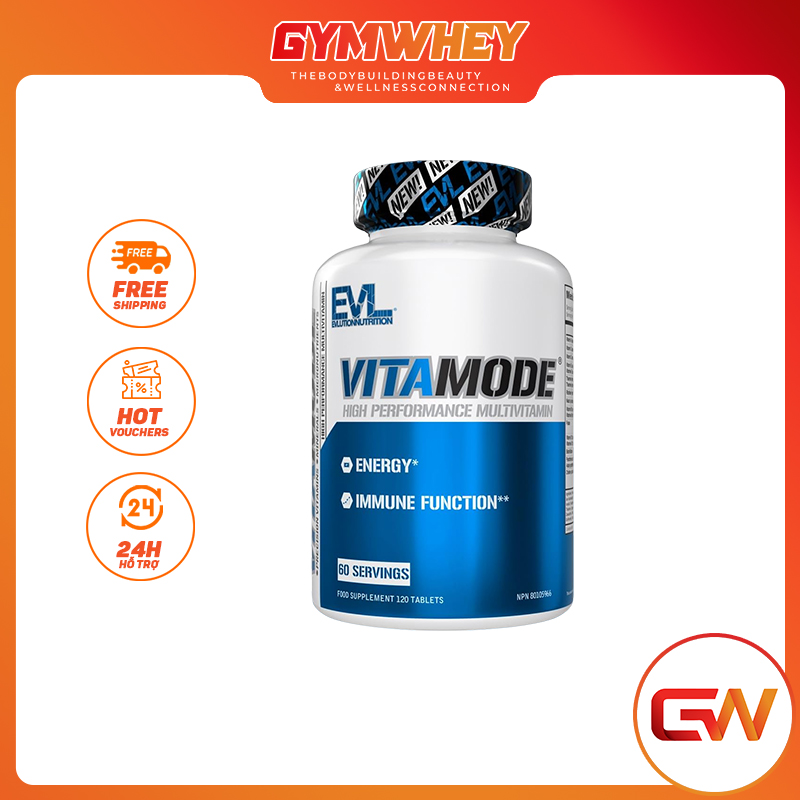 Viên uống bổ sung vitamin và khoáng chất evl vitamode 120 viên authentic