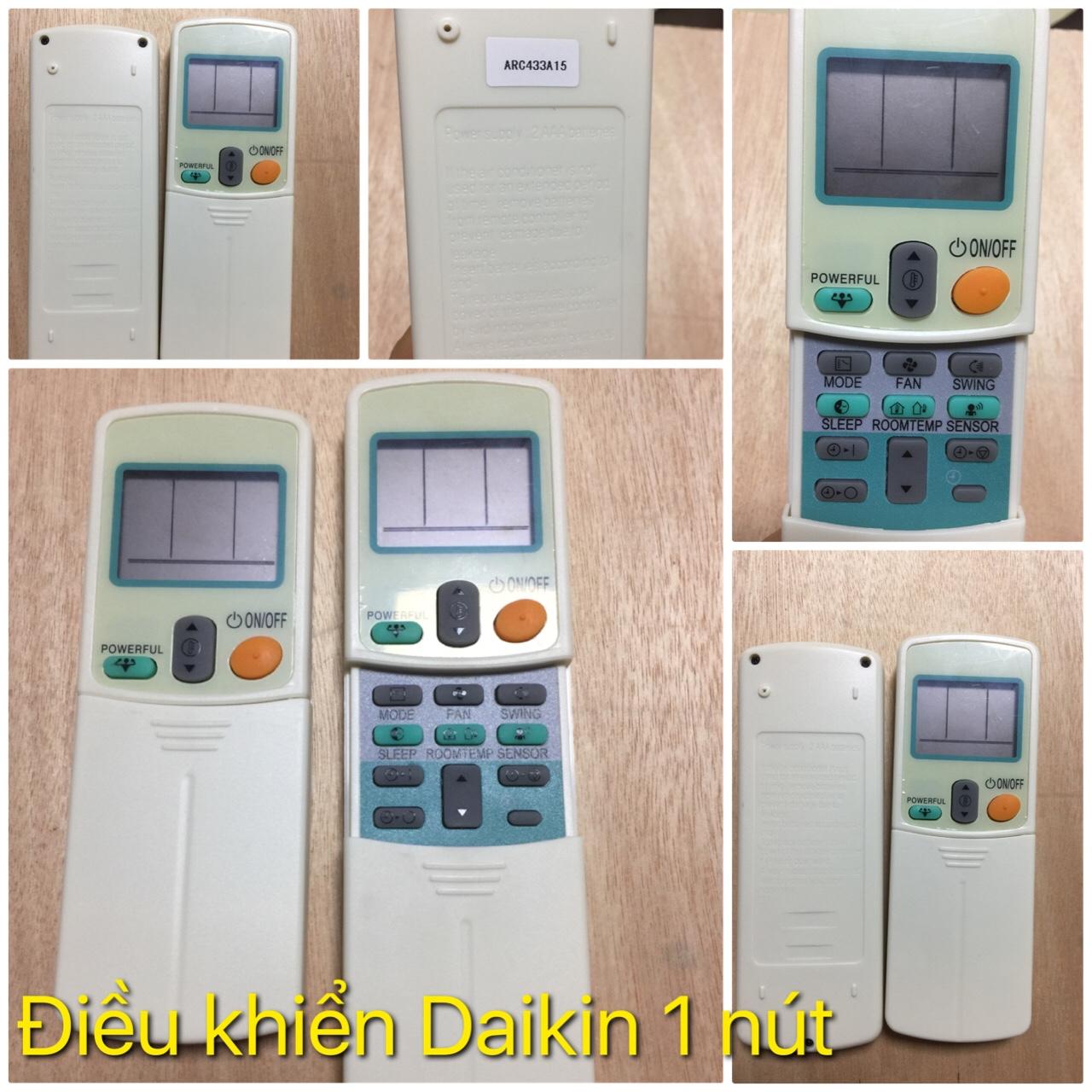 Điều khiển điều hòa Daikin 1 nút tiện dụng