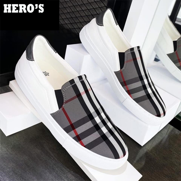 Giày nam thể thao sneaker HERO'S trắng đẹp cổ cao cho học sinh đi học đi làm cao cấp Mã KOL