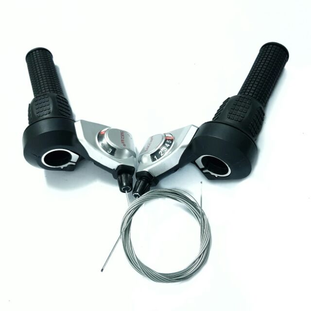 [HCM]Tay đề xe đạp - tay vặn sang đĩa líp