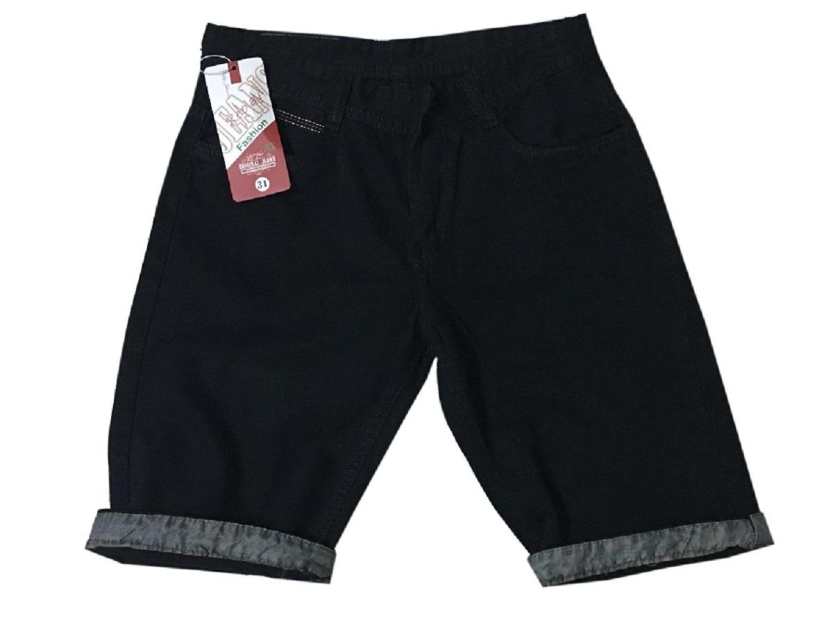 Quần short jean bẻ lai phối sành điệu bigsize dưới 100kg