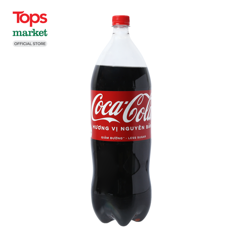Nước ngọt coca cola chai ít đường 2.25l - siêu thị tops market