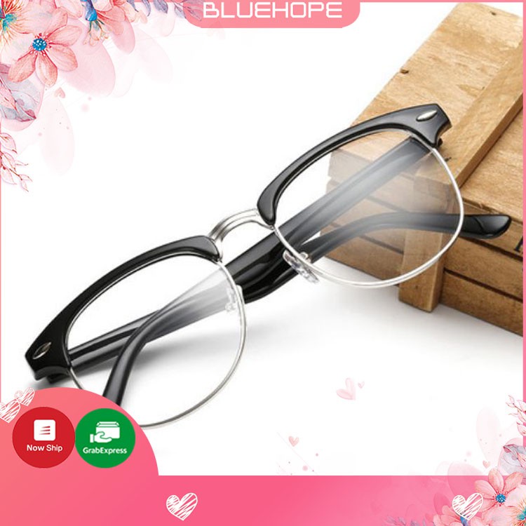 Kính nửa gọng bạc| bluehope
