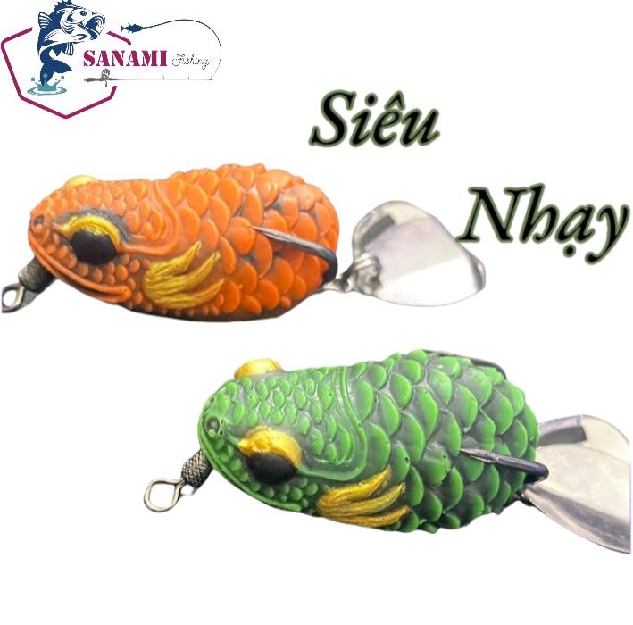 Mồi nhái hơi giả câu lure Thái Lan IMAGE MO01 chuyên cá lóc - SANAMI FISHING