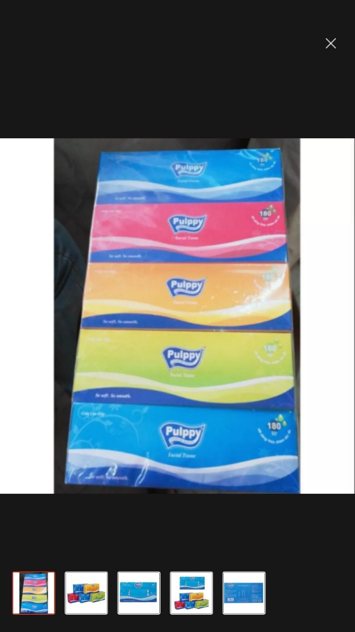 COMBO 5 HỘP KHĂN GIẤY PULPPY QTP004