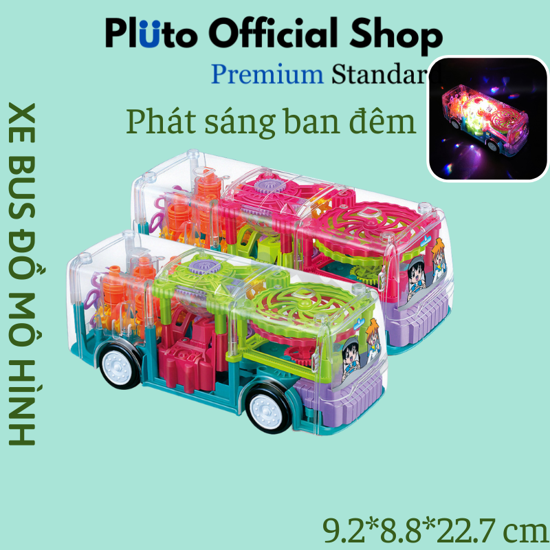 Xe bus mô hình cho bé vui chơi, đồ chơi xe bus mô hình giúp bé phát triển trí tuệ