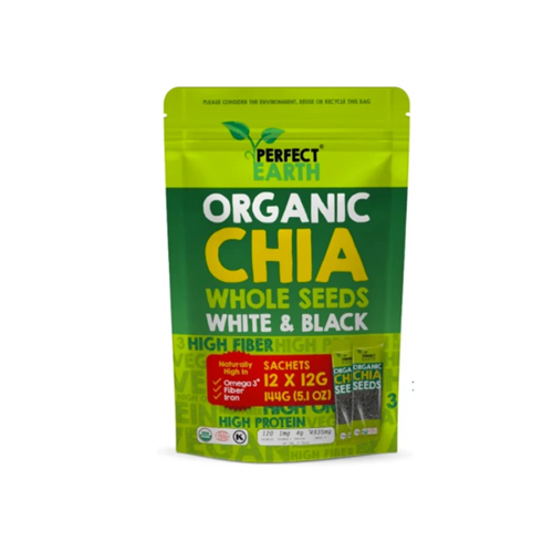 Hạt chia hữu cơ Perfect Earth 144g (12 gói nhỏ)