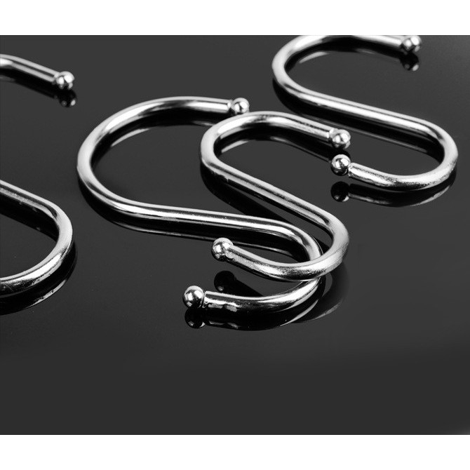 Móc treo chữ S bằng inox kích thước 12 x 5cm