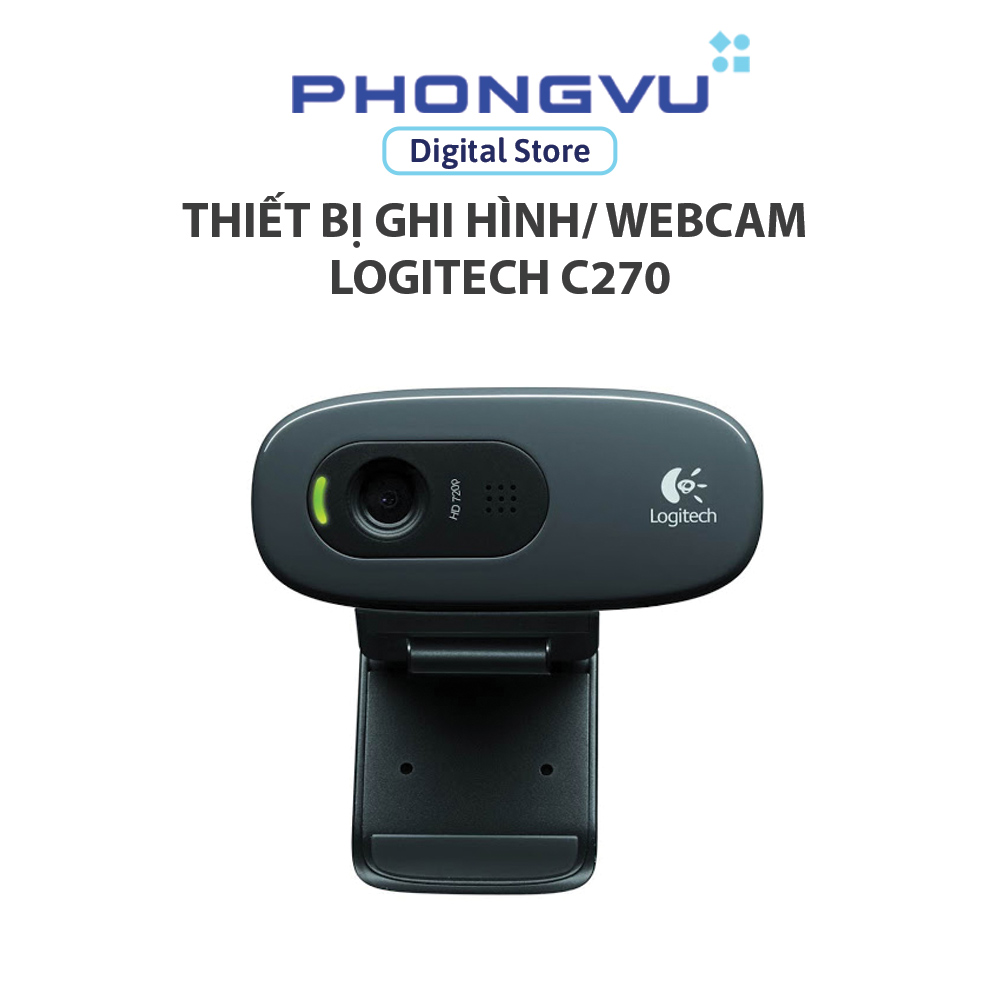  Thiết bị ghi hình  Webcam Logitech C270 - Bảo hành 24 tháng 