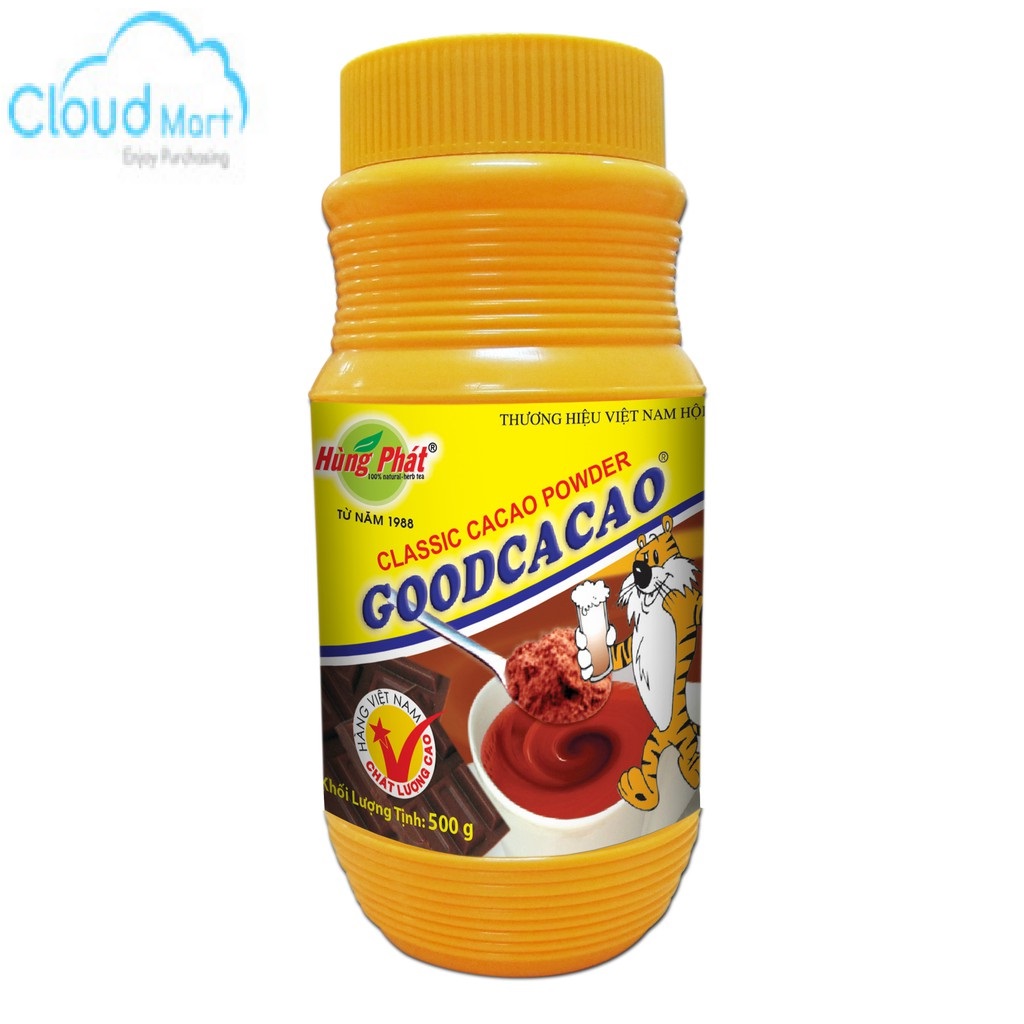 Bột cacao Hùng Phát 500g - Nguyên liệu pha chế CloudMart