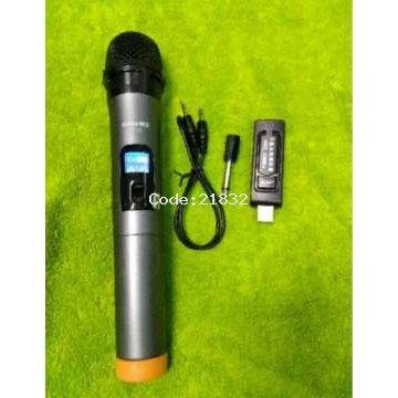 Mic không dây đa năng v12 dành cho loa kéo amly