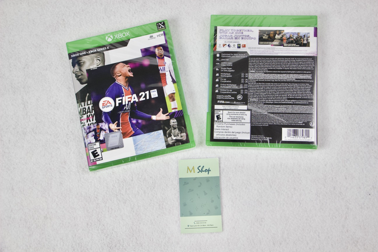 Đĩa game fifa 21 cho xbox