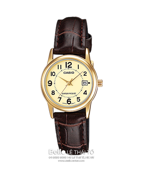 Đồng hồ Casio Nữ LTP-V002GL-9B chính hãng giá rẻ - Bảo hành 1 năm - Pin trọn đời