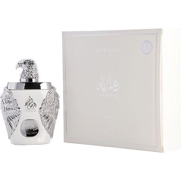 Nước hoa nam Ghala Luxury Silver của GHALA ZAYED Eau De Parfum của AUE chai 100ml edp -  Nước hoa đại bàng trắng