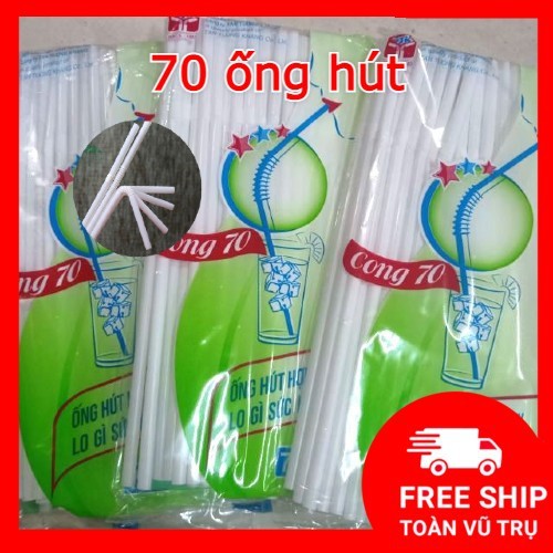 2 TÚI ỐNG HÚT NHỰA SỬ DỤNG 1 LẦN