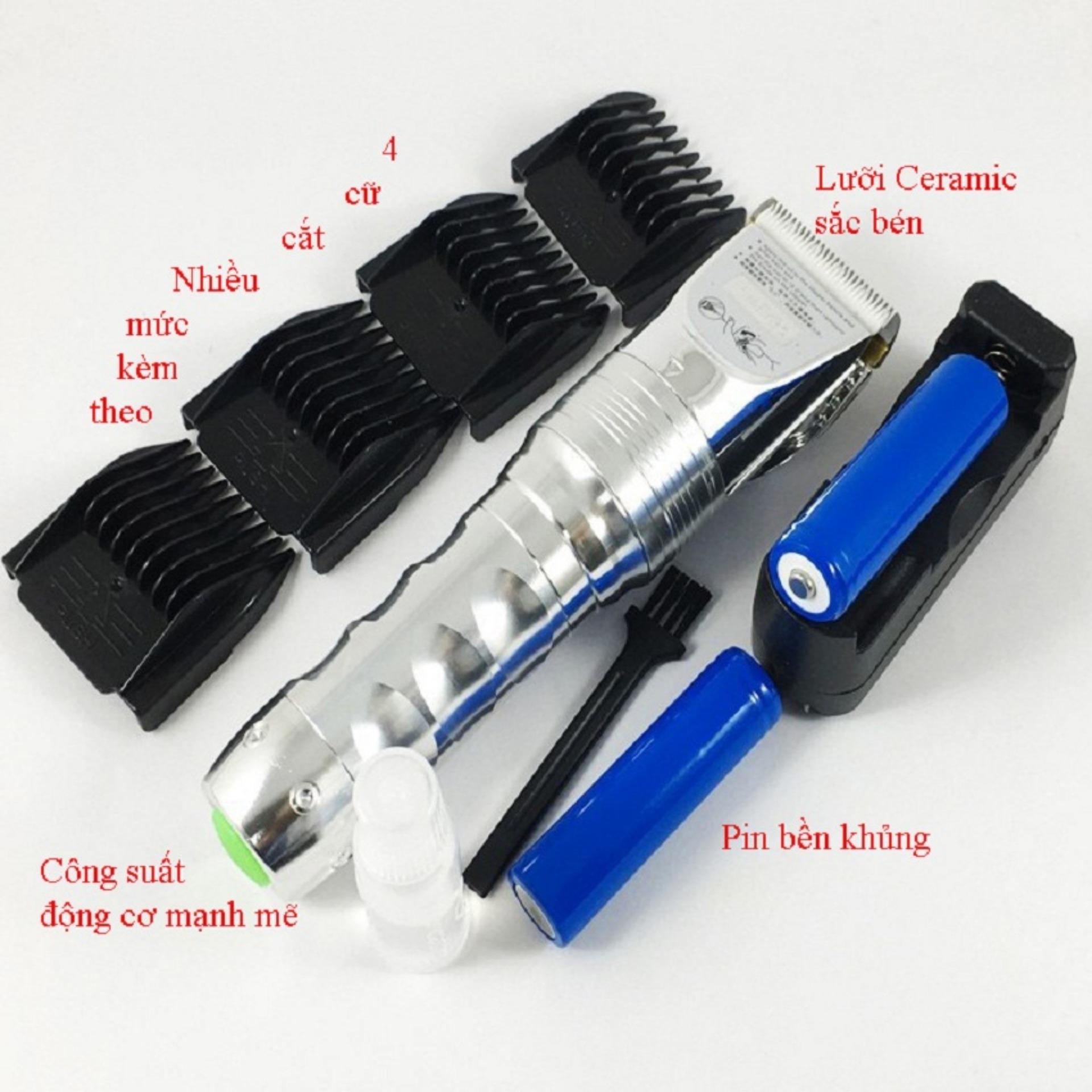 Tông đơ cắt tóc pin sạc cao cấp huearbo f10
