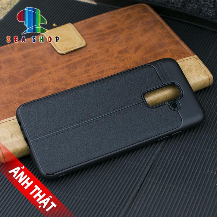 Ốp lưng samsung galaxy a6 plus 2018 vân da loại a