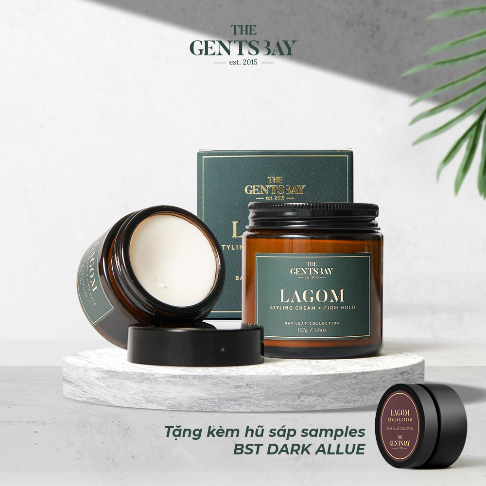 Sáp vuốt tóc nam the gents bay, sáp tạo kiểu tóc lagom bay leaf