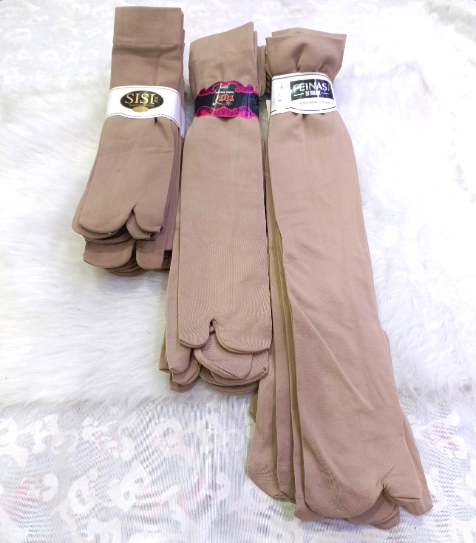 Set 10 đôi Tất nữ xỏ ngón chống nắng, vớ cổ cao da chân Vải cotton dày dặn, mềm mịn cực êm chân
