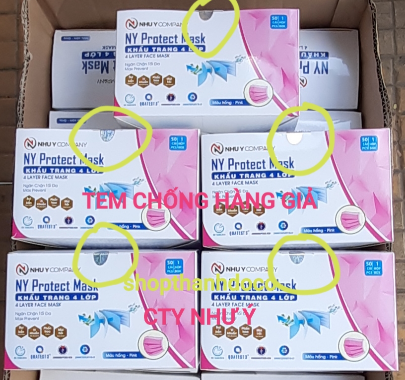 Khẩu trang y tế như hồng