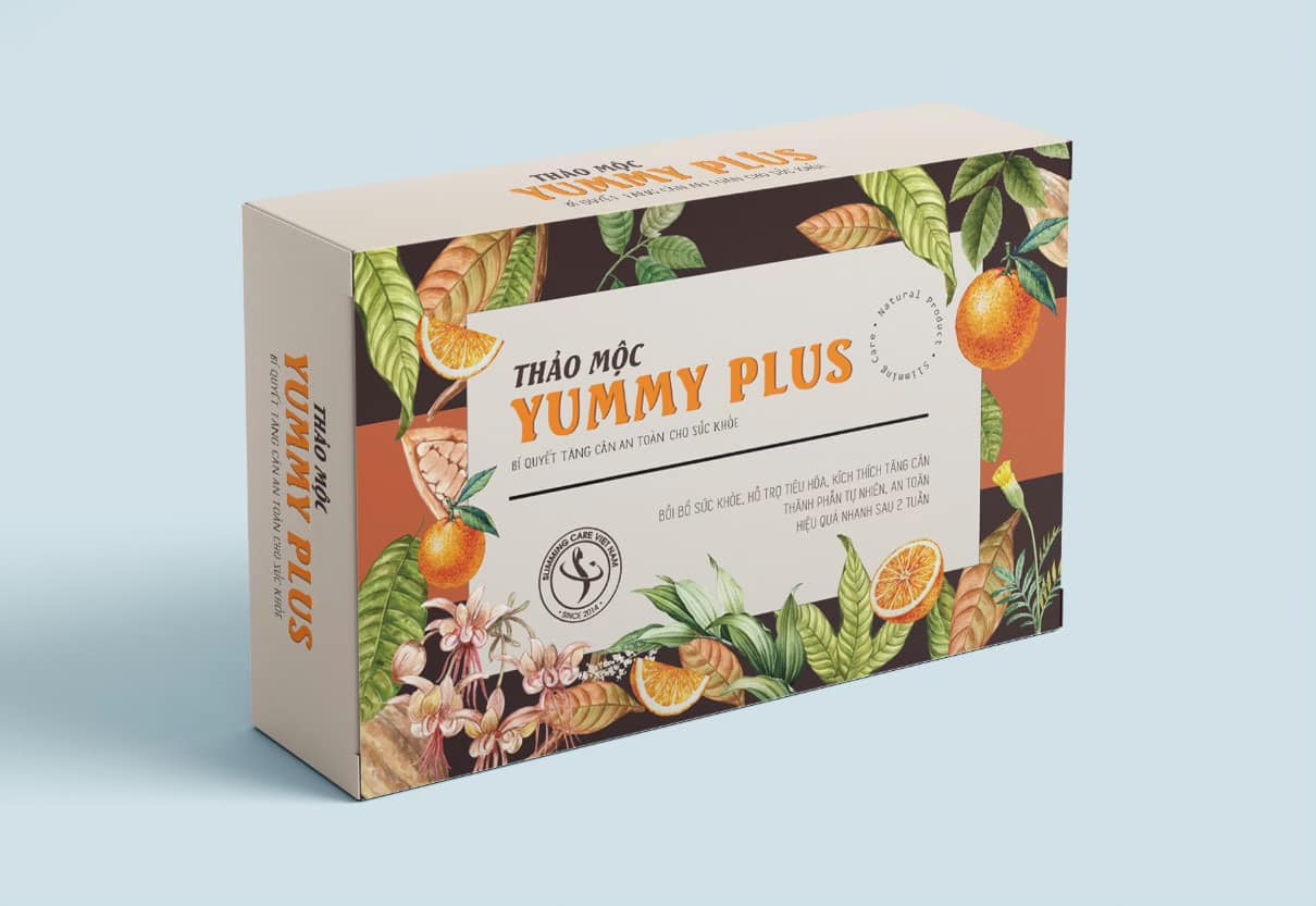 Viên uống thảo mộc tăng cân Yummy Plus - tăng cân số 1