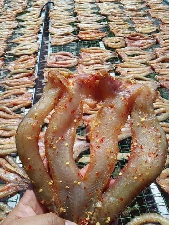 Khô cá lóc đồng tháp 10 nắng loại ngon lớn chuyên làm quà tặng gói 1 ký