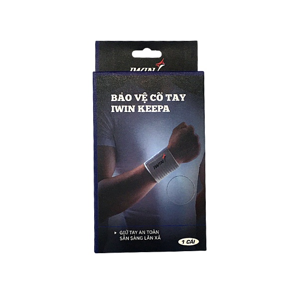 Bó cổ tay đá bóng nam Iwin, phụ kiện thể thao cao cấp - 2EVSHOP