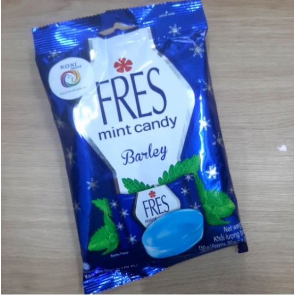 Kẹo bạc hà fres barley gói 150g