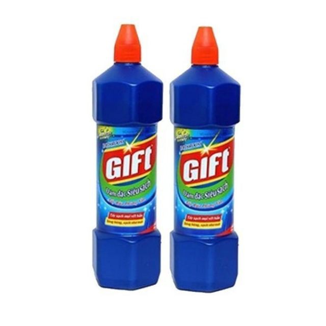 Nước tẩy bồn cầu Gift sạch vi khuẩn chai 900ml
