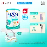 [Chỉ 25-30.06 QT Đơn 599K/999K][Tặng Quạt đeo cổ] Sữa Bột Nestlé NAN OPTIPRO PLUS 4 1500g Cho Bé 2 - 6 Tuổi: Công Thức Độc Quyền Nhập Khẩu Từ Thụy Sỹ, Chứa Phức Hợp 5-HMO