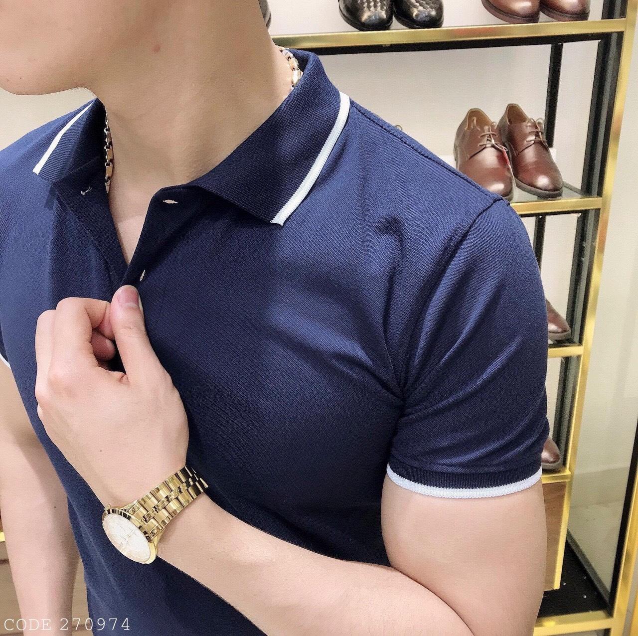 ÁO PHÔNG CỔ BẺ NAM CHẤT VẢI COTTON CHẤT LƯỢNG CAO