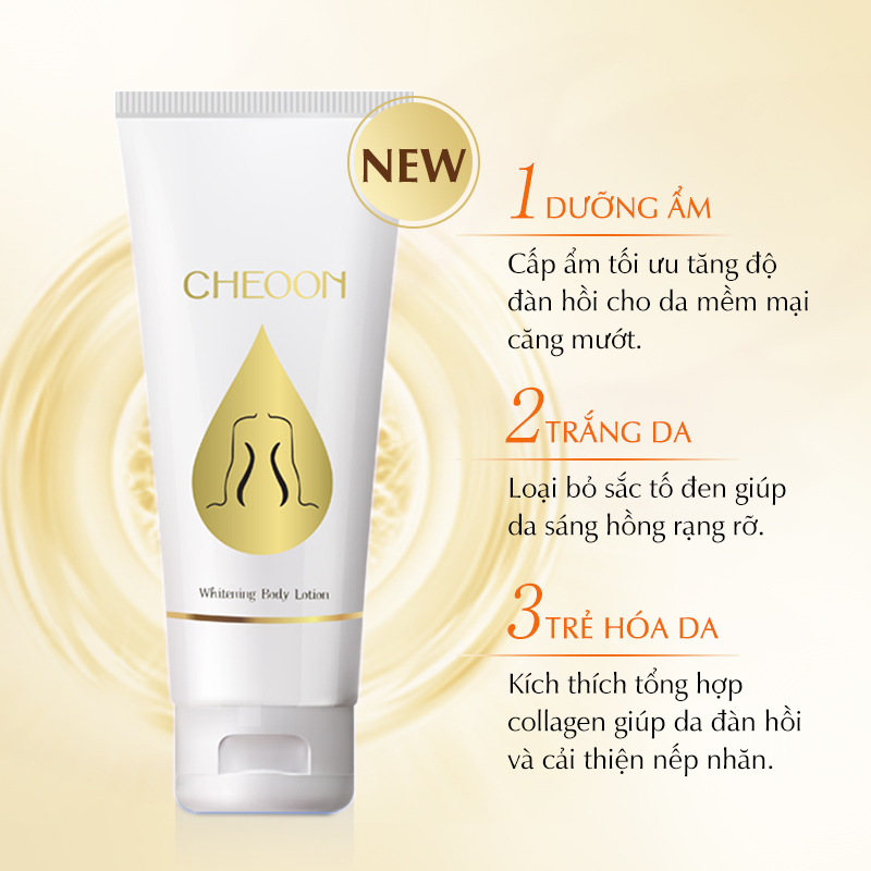 Sữa dưỡng thể Kem dưỡng thể body, trắng da và thơm lâu dưỡng ẩm cho da mềm mượt, căng mướt và làm trắng đều màu da