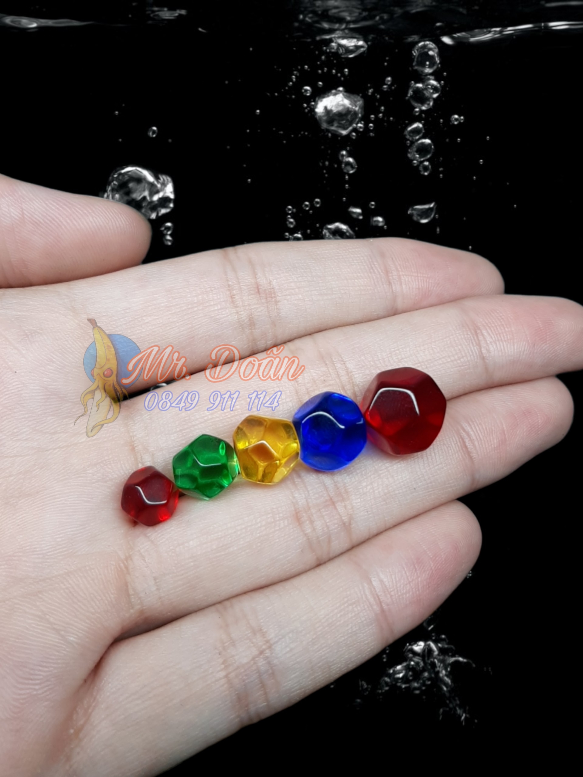 1 viên bi-găm hạt lựu nhiều size