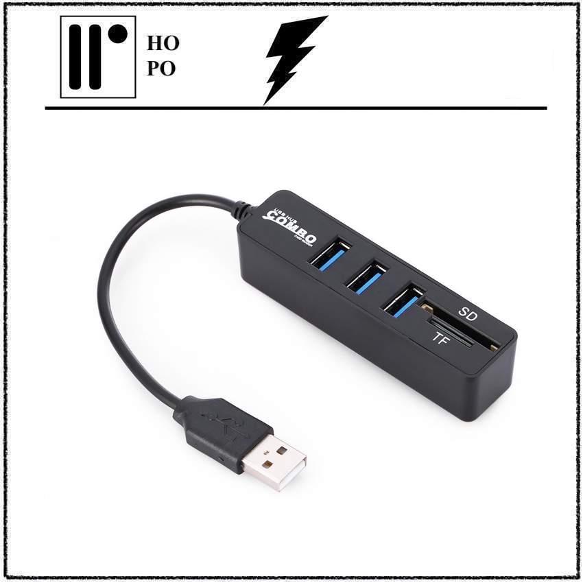 Bộ chia hub usb 3.0 và đọc thẻ nhớ - card reader