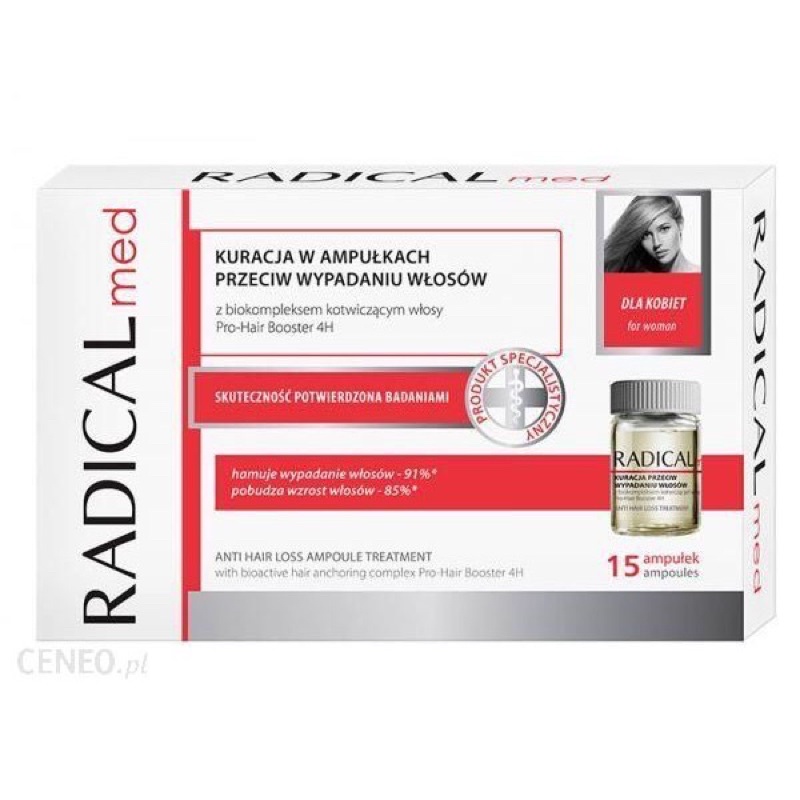 Tinh chất mọc tóc radical med 5ml cho nữ
