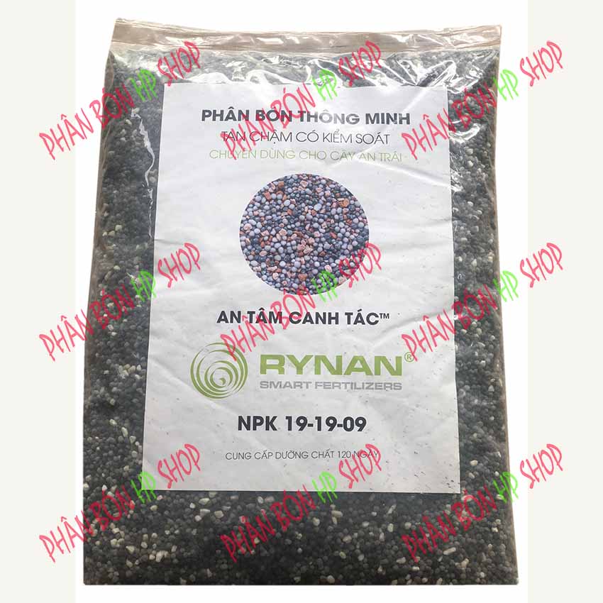 Phân Bón Thông Minh Tan Chậm Có Kiểm Soát NPK 19-19-09 (Bao 5KG) Cung Cấp Dưỡng Chất 120 ngày - Chuyên Dùng Cho Cây Sầu Riêng.