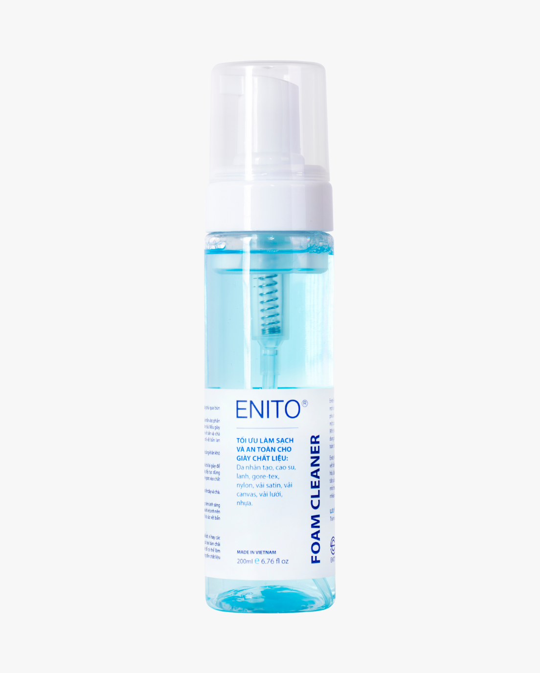 Sản phẩm vệ sinh giày dạng bọt Enito Foam Cleaner 200ml