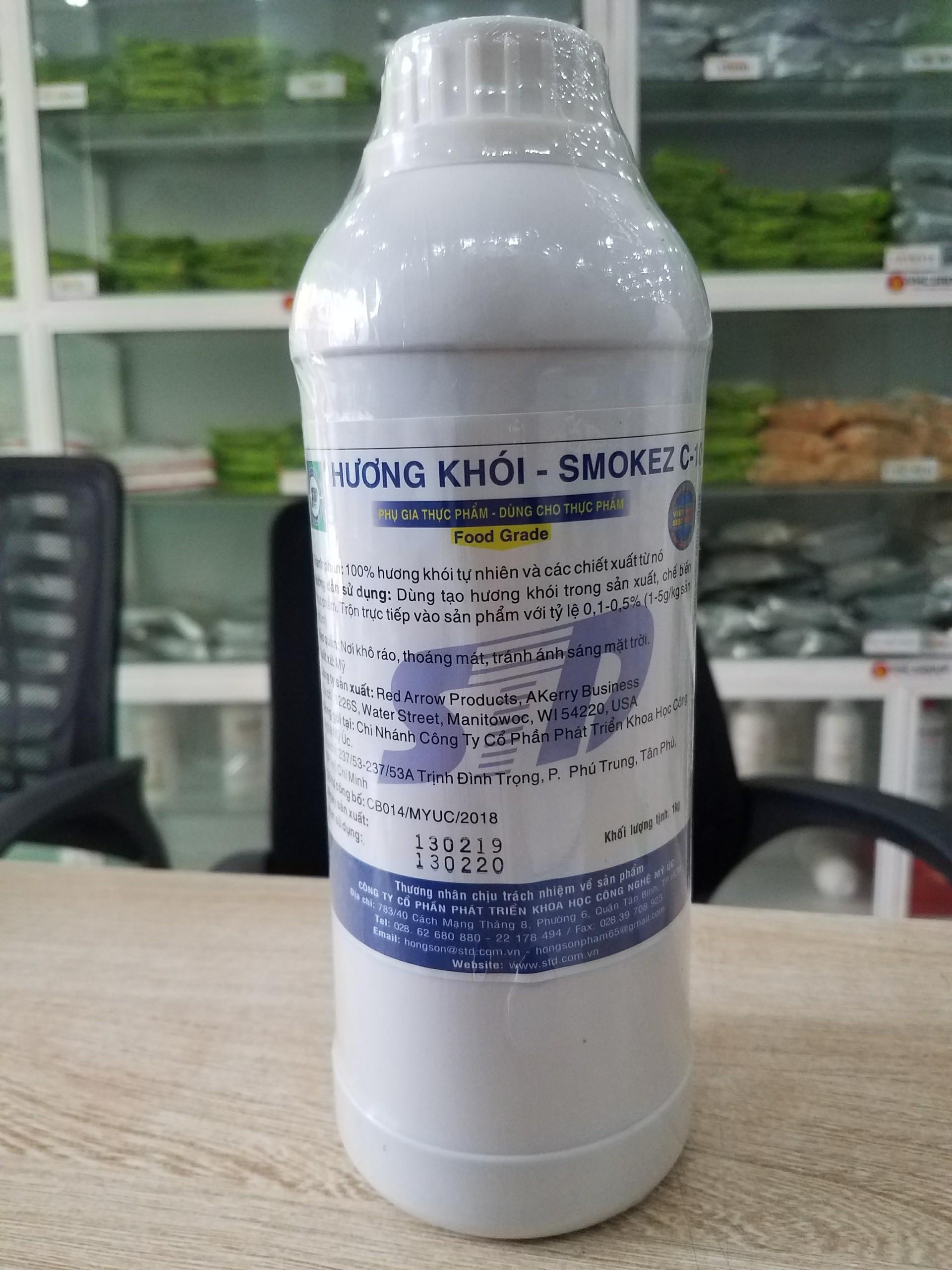 1 lít hương xông khói - phụ gia xúc xích, lạp xườn, thịt hun khói