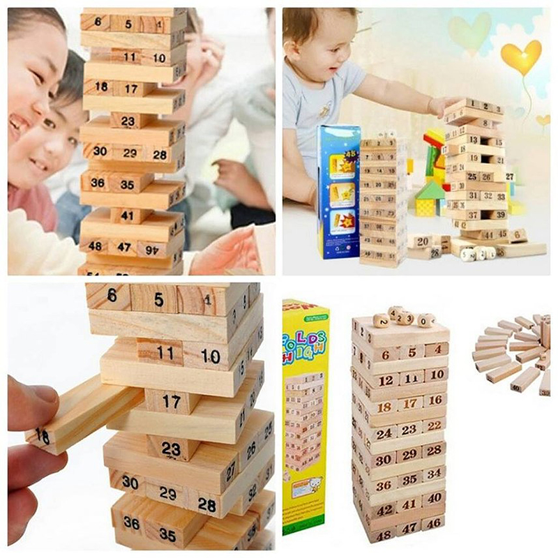 Đồ chơi rút gỗ Wiss Toy - Rút Gỗ 54 Thanh