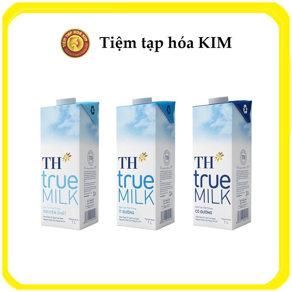 Sữa tươi tiệt trùng th true milk hộp 1 lít