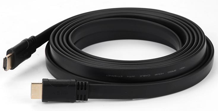 [HCM]Dây cáp 2 đầu HDMI Full HD 15m (Đen)-Dây HDMI 15M Dẹt