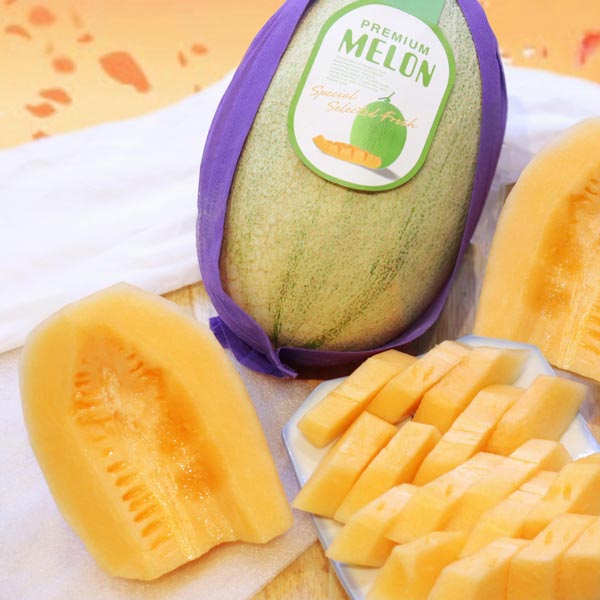 [hcm] 1 trái dưa lưới đài loan aladin melon size 1.5 kg ntfood - nhất tín food 1